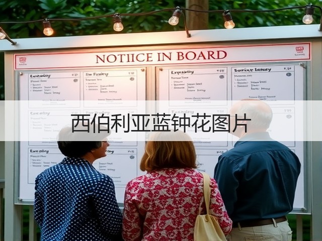 西伯利亚蓝钟花图片