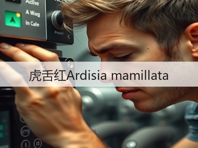 虎舌红Ardisia mamillata 虎舌红Ardisia mamillata