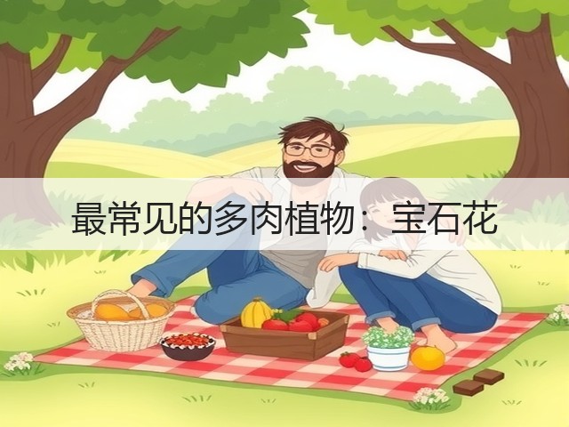 最常见的多肉植物:宝石花 最常见的多肉植物:宝石花