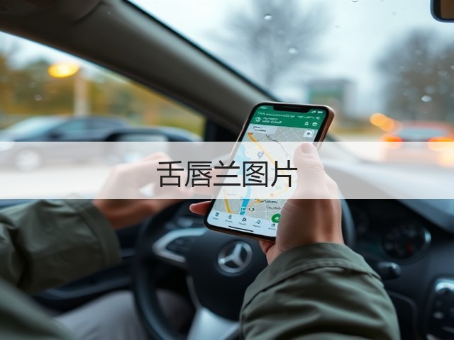 舌唇兰图片