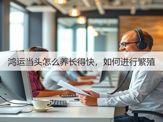 鸿运当头怎么养长得快，如何进行繁殖